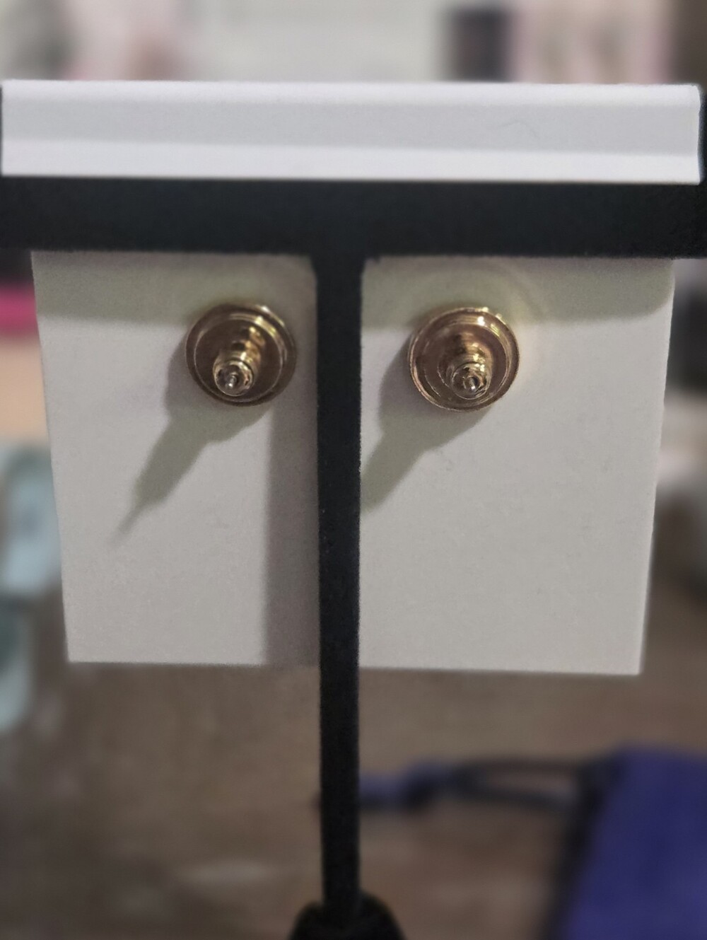 Tory Burch Miller Pavé Stud earrings - Picture 3 of 3